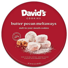 David's Cookies Butter Pecan Meltaways 907g