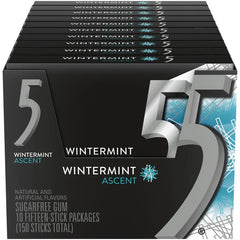 5 GUM Wintergreen Ascent Sugar Free