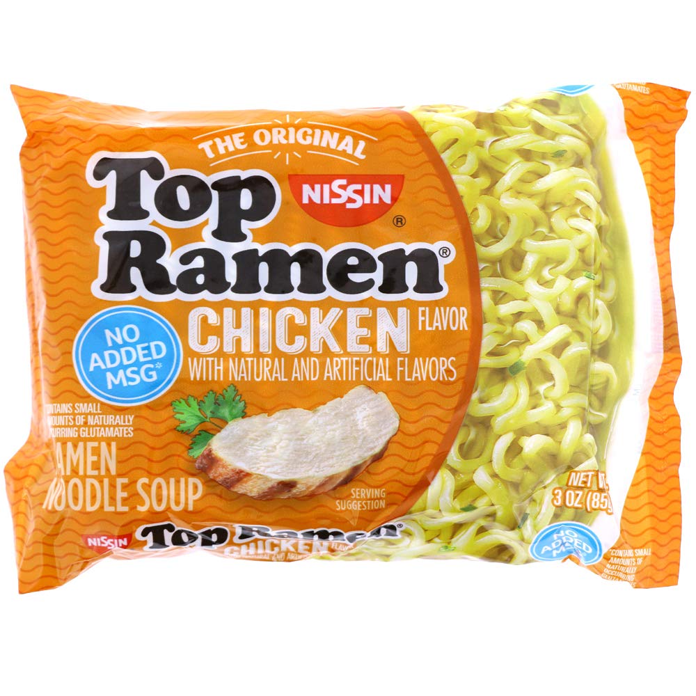 Top Ramen Nissin Chicken Noodle Soup Chicken Flavor Ocd Bargain
